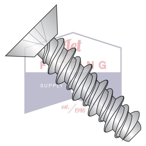 4-24X1/4 High Low Style Thread Forming Screws | Phillips | Flat Undercut Head | 18-8 Stainless Steel (Quantity: 5000)