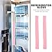GOOHOCHY 2Pcs Pink Refrigerator Fridge Door Handle Covers, Anti-Skid Kitchen Appliance Protector for Dust and Oil