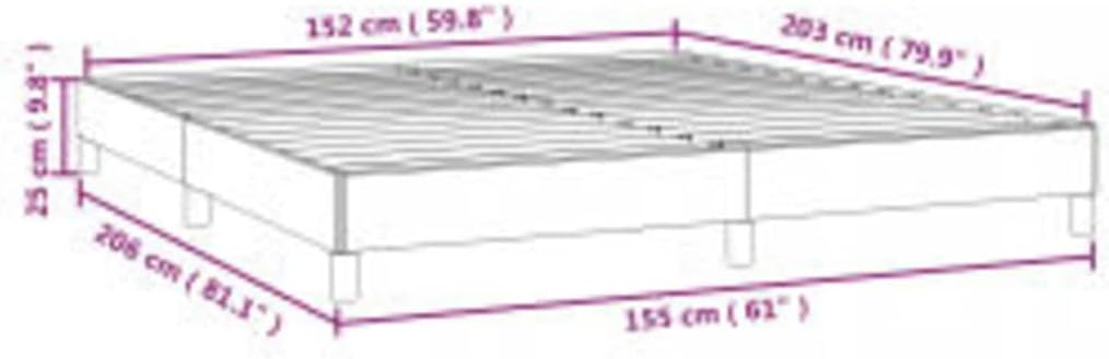 Light Gray Polyester Fabric Bed Frame Queen Size, Engineered Wood Platform with Sturdy Slatted Foundation, Easy Assembly, Durable Nonslip Mattress Support for Modern Bedroom