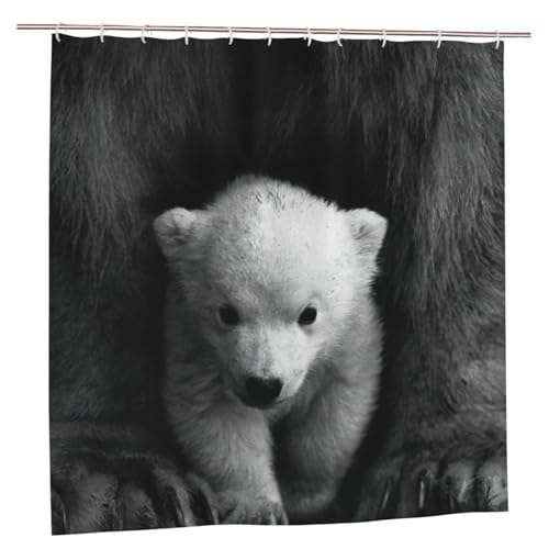 Rideau de douche avec œillets inoxydables en tissu polyester durable - 2