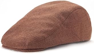 Classic Solid Flat Cap Newsboy Hats for Men Cabbie Driving Scally Adjustable