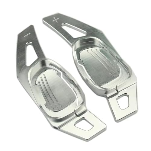 Compatible With RS A5 S3 S5 S6 SQ5 RS3 RS6 RS7 2015 2016 2017 Ή ԗpXeAOzC[ phVt^[ VtgXebJ[ ԓp 2 phVtg(Silver)