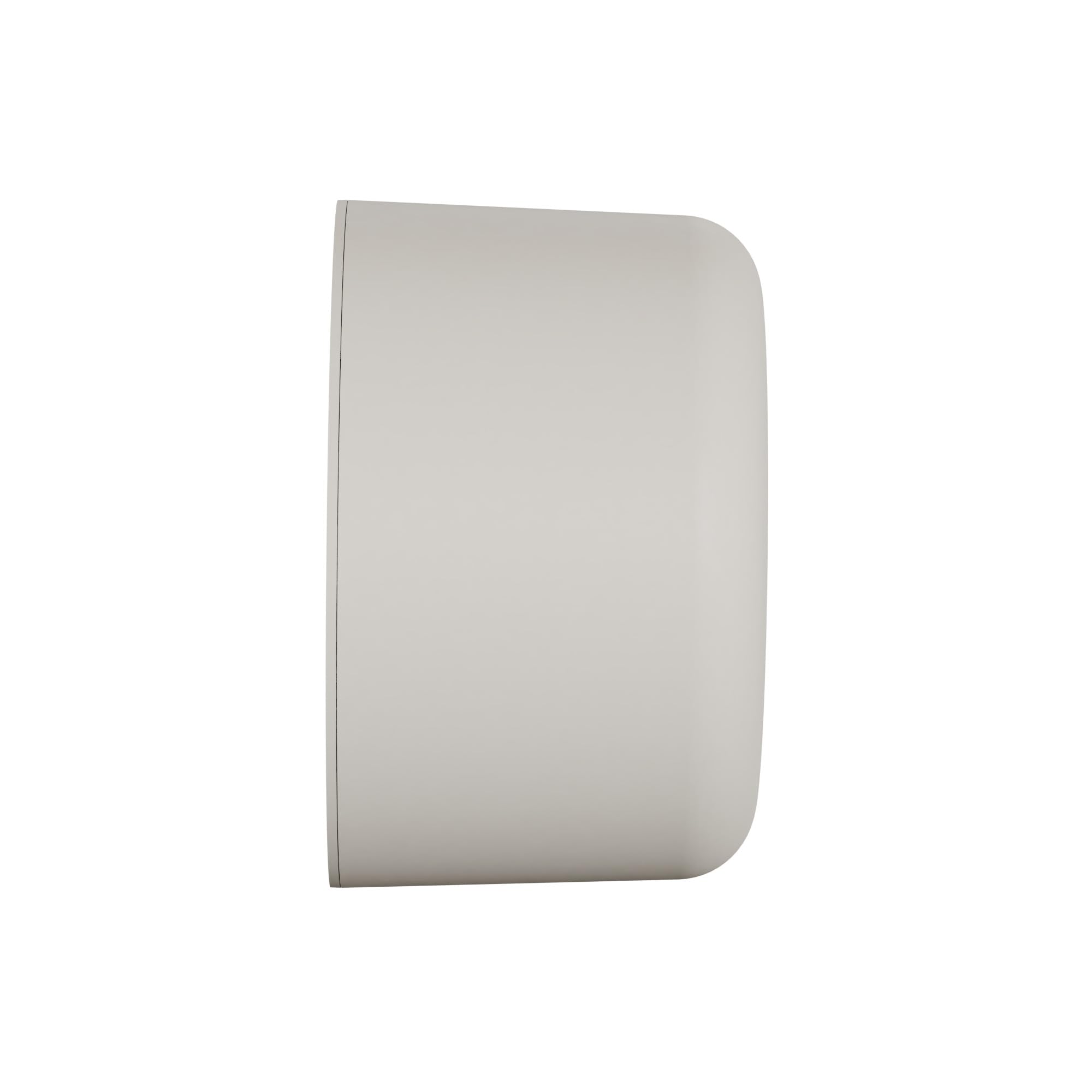 Schneider Electric ELSO WDE015876 natynkowe pojedyncze gniazdko wtykowe z BRS, gniazdo wtykowe ze stykiem ochronnym, natynkowe do wilgotnych pomieszczeń, białe, okrągłe, Renova, 16 A - 250 V AC
