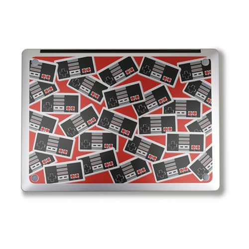 Image of Laptop Skin Compatible with Alienware M18 R2 (2024) - Retro Controllers 3 - Premium 3M Vinyl Protective Wrap Decal Cover - Easy to Apply | Crafted in The USA by MightySkins