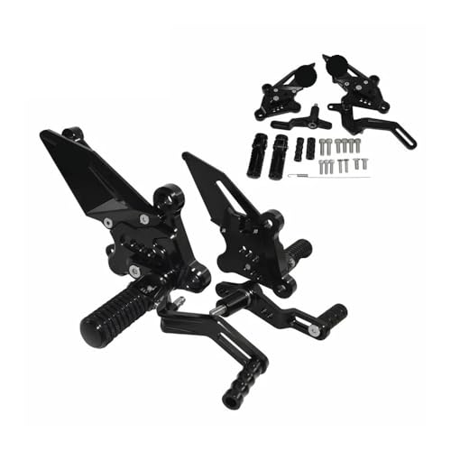 Repose-pieds arrière MT-09 ajustables en alu CNC pour passager SP V3
