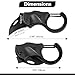 GUARDMAN Father’s Day Gift for Dad Keychain Carabiner Pocket Knife | Folding EDC Blade with Clip | Mini Stainless Steel Utility Knife for Men | Camping, Hiking, Fishing, Survival Tool