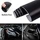CompraFun Auto Folie, Selbstklebend Auto Schutzfolie Aus Vinyl, Schwarz Matt Carbon Folie Blasenfrei mit Installationszubehör 30 * 300cm