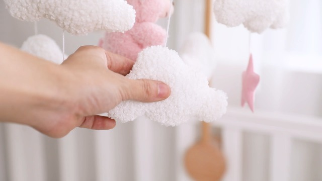 Amazon | let's make ベッドメリー 木製モビール 0歳から 赤ちゃん