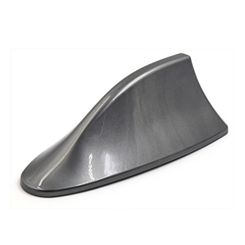 Antenne toit adhésif aileron requin gris déco voiture universelle