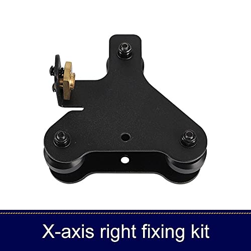 Lysee 3D Printer Parts & Accessories - 1Pcs 3D Printer Parts X Axis Motor Mount Bracket X-Axis Front/Back Motor Mount Plate with Wheels T Nut for Cr-10 S4/S5 - (Color: The Right Shaft)