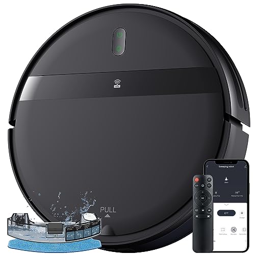 Kilgone Robot Vacuum, 1800Pa Robotic Vacuum Powerful Suction, Self-Charging, Robot Vacuum Cleaner,...