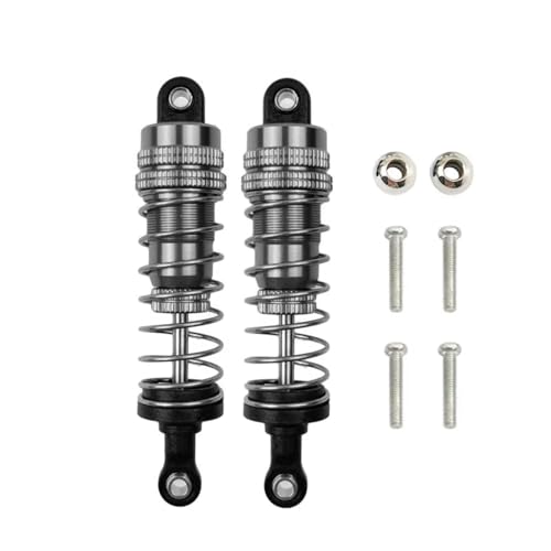 RC�J�[�I�C���V���b�N�A�u�\�[�o�[ For Wltoys 144001 144002 144010 124007 124008 124016 �����V���b�N�A�u�\�[�o�[ �I�C���_���p�[ RC�J�[�A�b�v�O���[�h�p�[�c�A�N�Z�T���[(Gray)