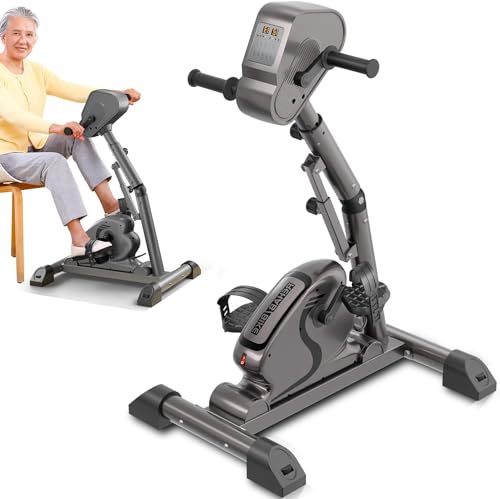 Image of Legs Arms Electric Exercise Bike Active Passive Knee Pedal Trainer Physical Therapy Assisted Rehabilitation Home Fitness Equipment For Seniors