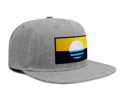 Image of International Tie City Hat for Men and Women, Adjustable Snapback Trucker Baseball Cap with Embroidered Patch