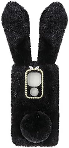 Mikikit Phone Case, Lovely Bunny Phone Cover Plush Phone Case Portable Cell Phone Protection Compatible for G Play