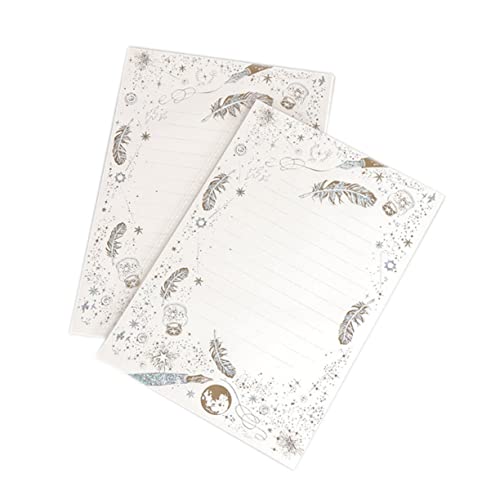 NUOBESTY Vintage Retro Writing Stationery Paper Letter Set with Envelope for Wedding Bridal Shower Birthday Baby Shower Festival