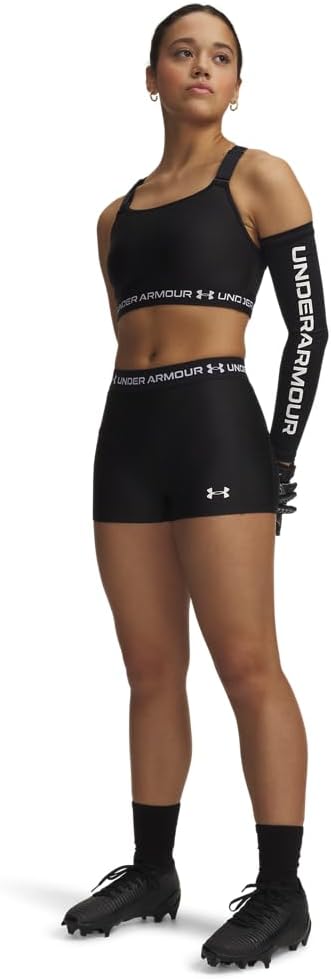 Under Armour Women's HeatGear Armour Shorty Shorts - Image 3