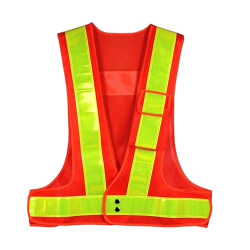 JYARZ Chaleco Reflectante Multifuncional, Chaqueta De Seguridad For Edificios De Almacenamiento(Oranje)