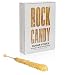 12 GOLD ROCK CANDY STICKS - EXTRA LARGE - ORIGINAL FLAVOR - INDIVIDUALLY WRAPPED ROCK CANDY ON A STICK - FREE"HOW TO BUILD A CANDY BUFFET" GUIDE INCLUDED