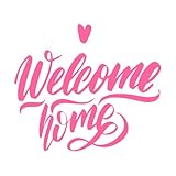 Rose Les stickers muraux artistiques sont fabriqués en vinyle autocollant épais, respectueux de l'environnement et non toxique. Ils sont faciles à installer. Dimensions :34x39.3cm / 13.4x15.5inch, Choisissez la taille adaptée à votre espace.