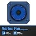 Denwenny 360° Air Filtration System Woodworking - 1050/1350 CFM, with Remote Control and Strong Vortex Fan, Shop Air Filtration for Garage, Work Shop, Dust Collection System, Blue, Kingmaster F12