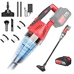 2-in-1 Vacuum Cleaner Cordless Powerful, Lightweight & Portable Upright Handheld Vacuum Cleaner with 2200mAh Rechargeable Battery, LED, HEPA Filter, Stick Vacuums & Electric Brooms for Home Car Floors