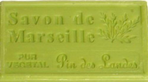 SAVON DE MARSEILLE 125g, French Soap, Vegetable Soap (Pine (Pin des Landes))