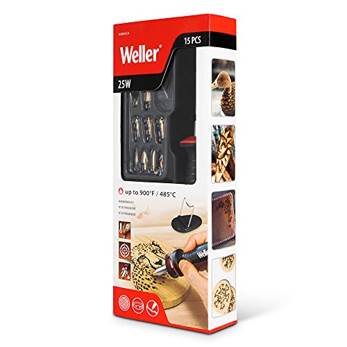 Weller Genuine 15 Piece 25W/120V Woodburning Kit | WLIWBK2512A - Image 6