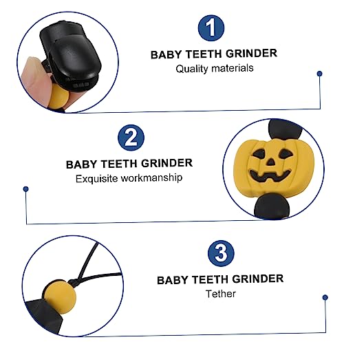 Toyvian 1Pc Chupeta Corrente Mordedor Brinquedo Bebês Brinquedos De Silicone Brinquedos De Halloween