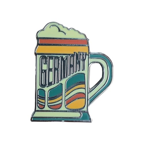 Vagabond Heart Germany Enamel Pin - Germany Souvenir - German Beer Stein Travel Pin
