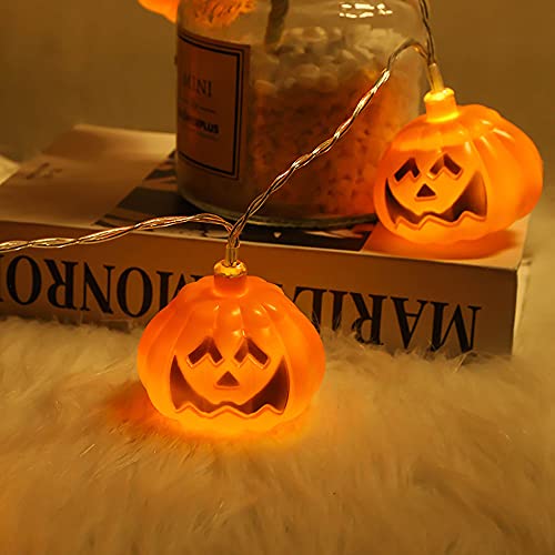 Lumières de vacances à piles Halloween LED guirlande 19.6ft extérieur - 5