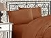 Elegant Comfort 1500 Thread Count Wrinkle & Fade Resistant Egyptian Quality Ultra Soft Luxurious 4-Piece Bed Sheet Set, King, Bronze