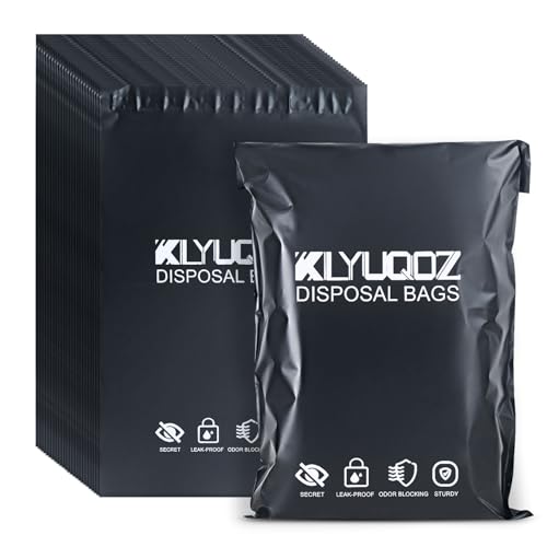 Image of Adult Diaper Disposal Plastic Bags for Adult Catheter Bags Disposal,Self-Adhesive Strips to Seal in Odours,Waterproof and Leak-Proof,Suitable for Elderly Nappy Care at Home and Travel (200)