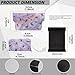 Gomyblomy Purple Marble Butterfly Padded Covers for Underarm Crutch Soft Pads for Armpit and Hand Grip Washable Breathable Padding Easy Installation Crutches Handle Cushion Covers