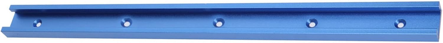 T Track Miter Jig Tool, Aluminum Alloy T Slot Woodworking Router Table Clamp with Clamp Screw for Fence, Fit for Many Tools, 800/1000/1220mm Length, Blue Anodizing Surface ((One type 30