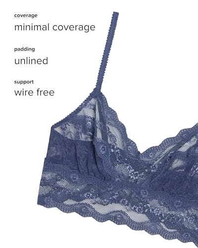 Image of b.tempt'd by Wacoal Women's Lace Kiss Sheer Unlined Wire Free Bralette, 910182