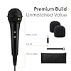 Bowens Wired Dynamic Microphone - Vocal Mic with 15ft Cable and 1/4-Inch to 3.5mm Adapter, Cardioid Karaoke Microphone for Singing, DJ, PA System, Podcasting, Public Speaking Microfono #5