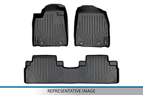 SMARTLINER Custom Fit Floor Mats 2 Row Liner Set Compatible with 1999-2007 Ford F-250 by SMARTLINER - Image 2