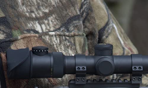 Down Under Outdoors Silicone Rubber Scope Binocular Cover Sunshade Rain Cap Eye Piece Objective Lens Spotting Optics Flip Up Protector 40Mm 44Mm 50Mm 56Mm Sold Individually (Small) #TOP5