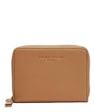 liebeskind portemonnaie grau Innenraum mit zwei Schein- und zwölf Kartenfächern sowie einem Münzfach mit Druckknopf