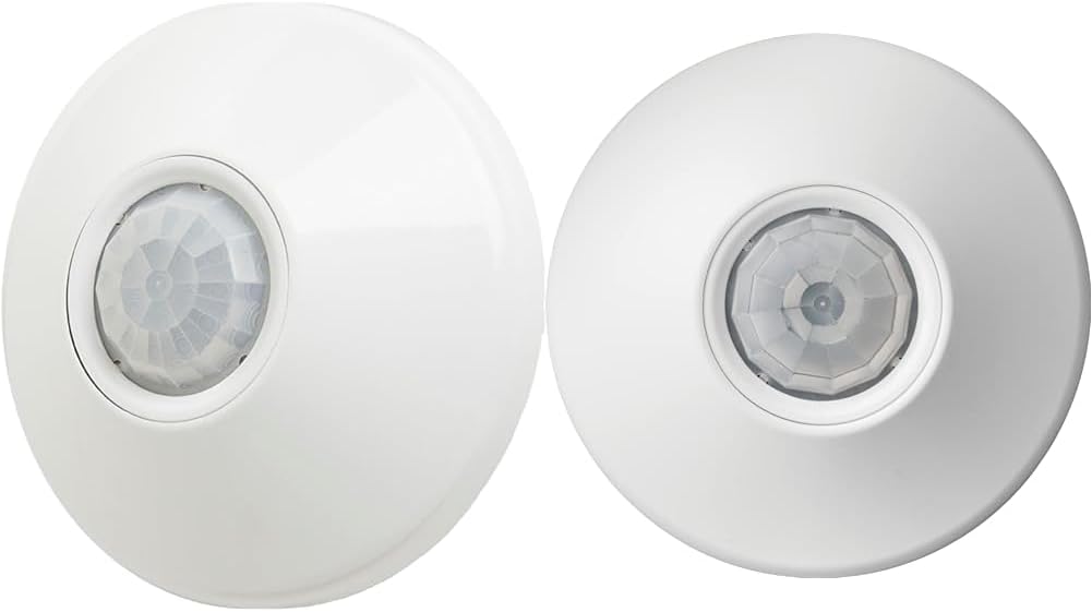 Sensor Switch Ceiling Mount Occupancy Sensor Bundle – CMR PDT 10 Extended Dual Tech with 28ft Radius and CMR 10 28ft Radius