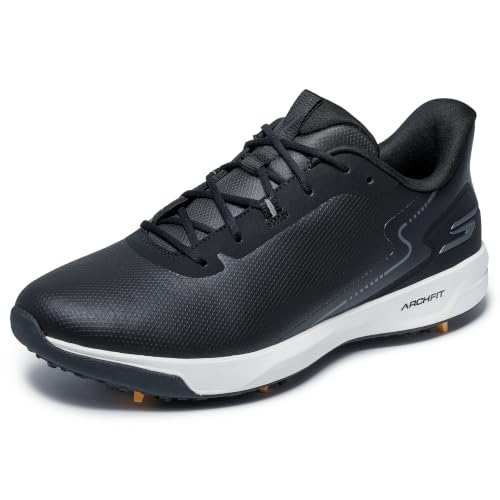 Image of Skechers Men's Elite Vortex Rival Golf Shoe | Golf, Waterproof, Arch Fit, Ultra Flight Foam, Spiked, Lightweight, Breathable