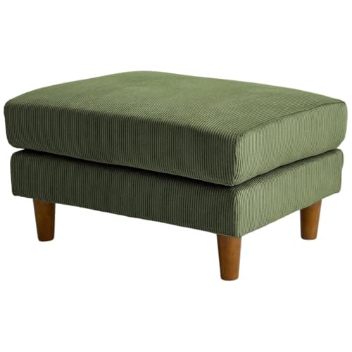 エア・リゾーム オットマン スツール 足置き おしゃれ 北欧 モダン オッドマン 足台 オットマンスツール ポケットコイル LAURU〔ラウル〕 (プレミアム(ポケットコイル), グリーン(コーデュロイ))