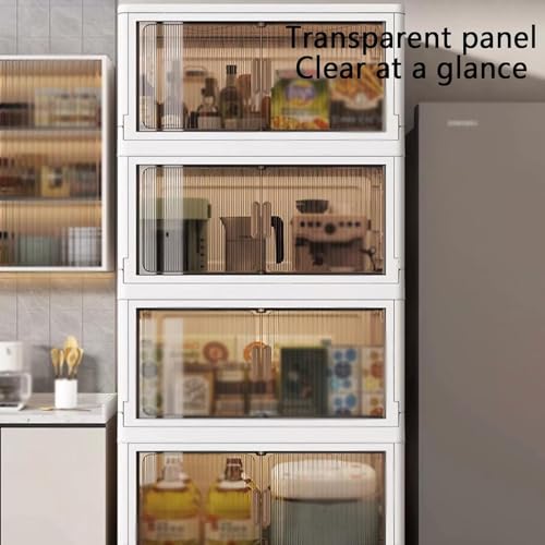 Boîtes de rangement transparentes empilables en plastique pour organisation maison