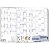 🥇 HOCHWERTIGE QUALITÄT: Dank des festen, schnell trocknenden 135g-Papiers, das mit allen gängigen Stiften (Kugelschreiber / Füller / Marker / Bleistift) beschreibbar ist, gibt es kein Verwischen oder Verschmieren. Außerdem ist der Kalender so gestaltet, dass die Falzkanten perfekt in den Kalender integriert sind und nicht stören!