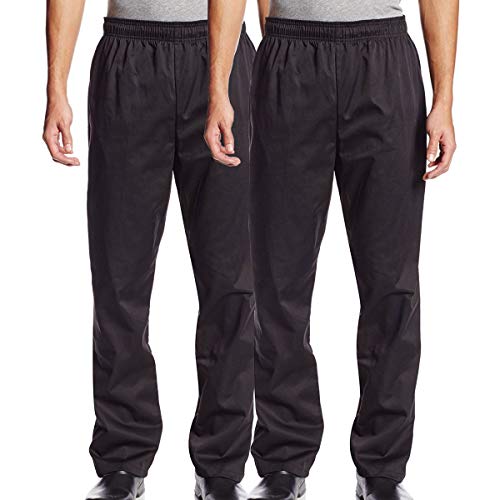 Chef Code 2-Pack Baggy Chef Pants with Wide 2