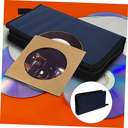 Didiseaon 7 Peças bolsa de CD de pano oxford carteira de armazenamento de dvd carteira porta CD cart