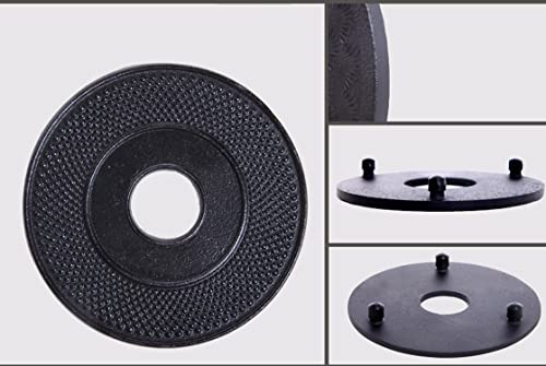 suyika Cast Iron Mat with Rubber Pegs/Feet for Japanese Tea Kettle Cast Iron Teapot Black Trivet 5.3in - Thumbnail 3