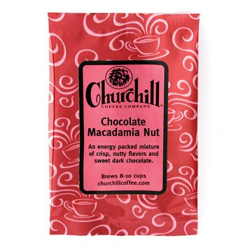 Churchill Coffee Chocolate Macadamia Nut 10 Portioned Packs-1.5 oz each - Ground - Flavored Coffee