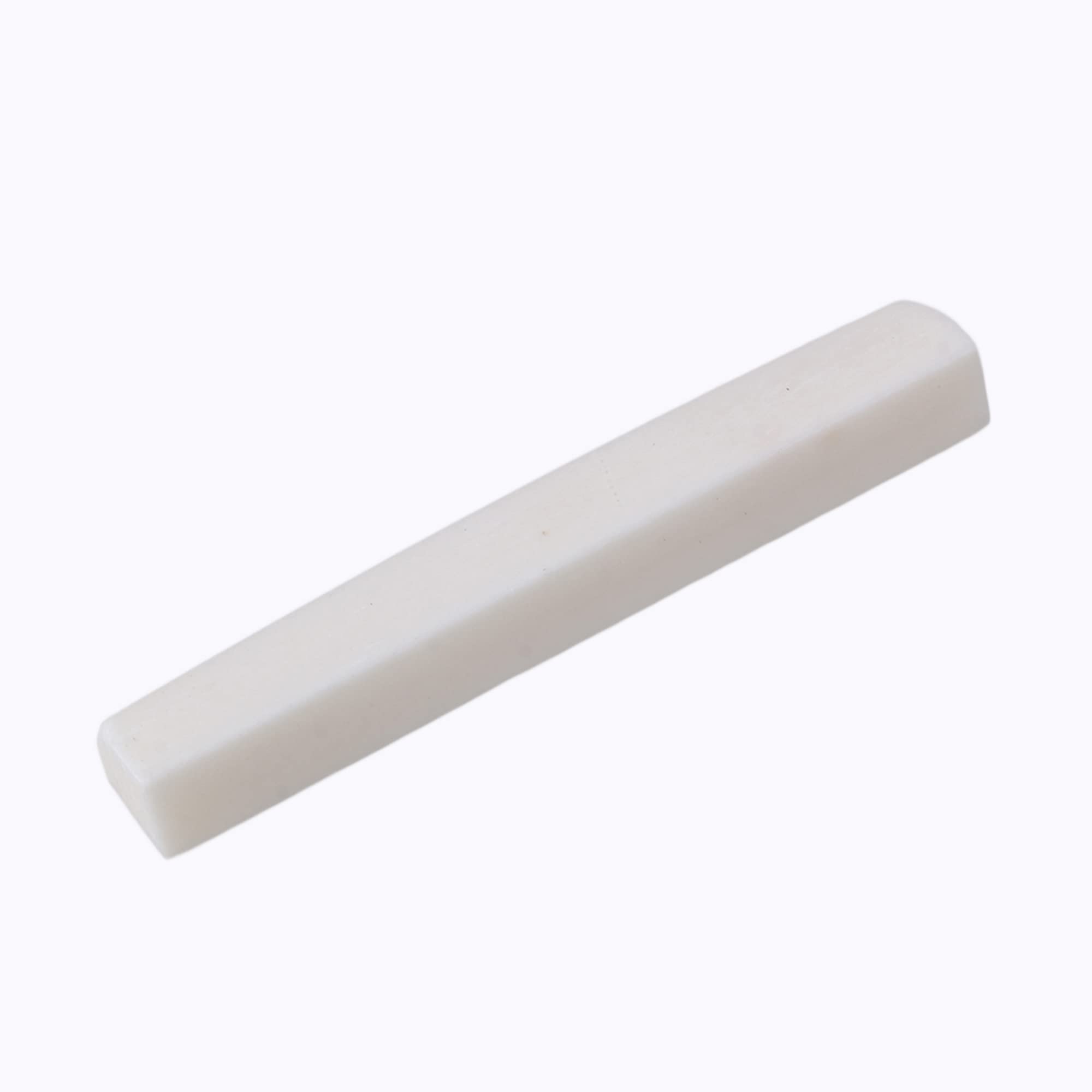 Yibuy 5 set di 12 corde per ponte chitarra in abalone puntini in ebano con selle in osso